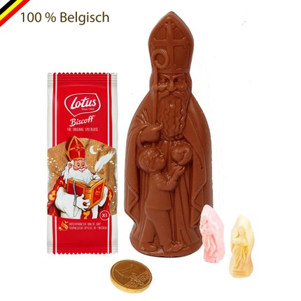 Sinterklaaspakket met Chocolade en Biscoff