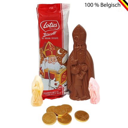 Belgische Sinterklaas chocolade en Lotus Speculoos
